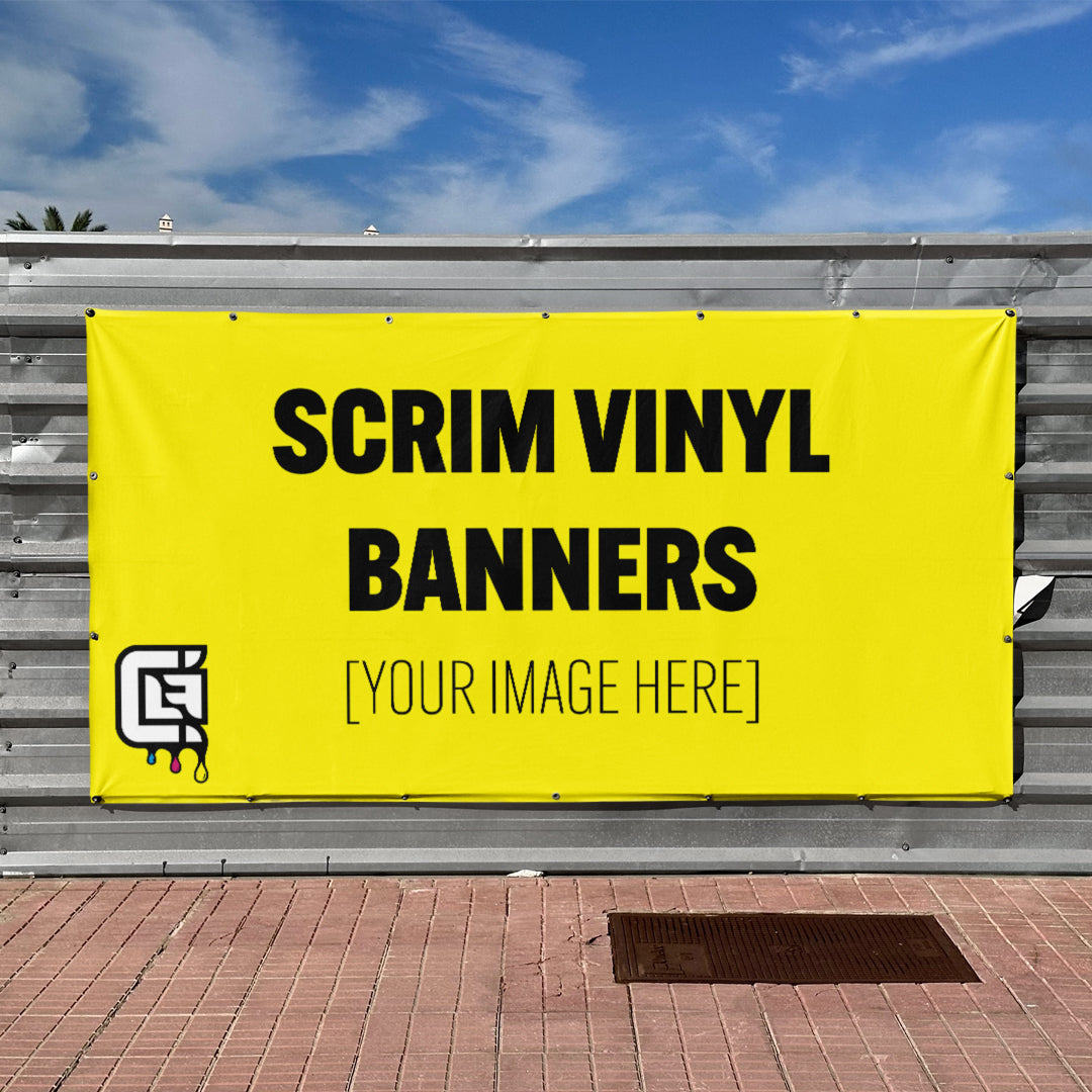 13oz Scrim Vinyl Banners (Outdoor)
