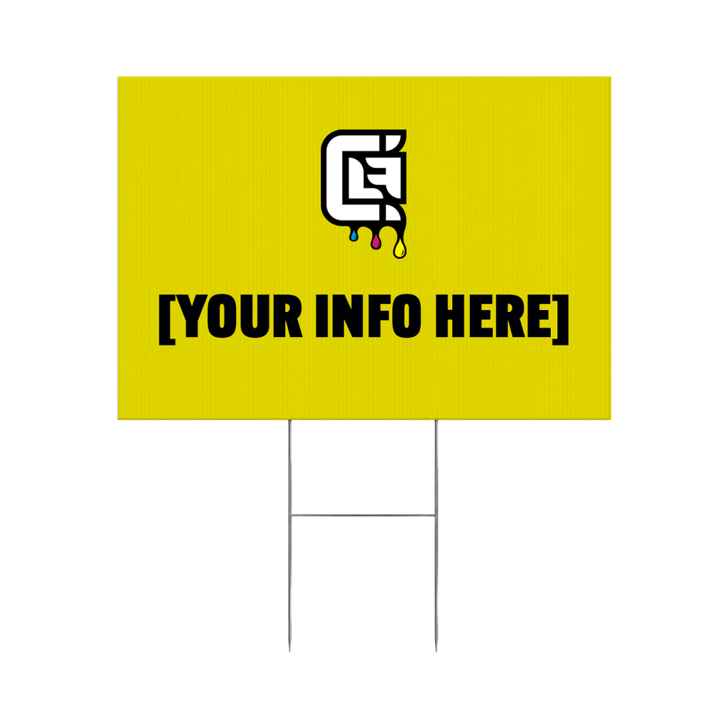 Yard Signs (4mm Coroplast)