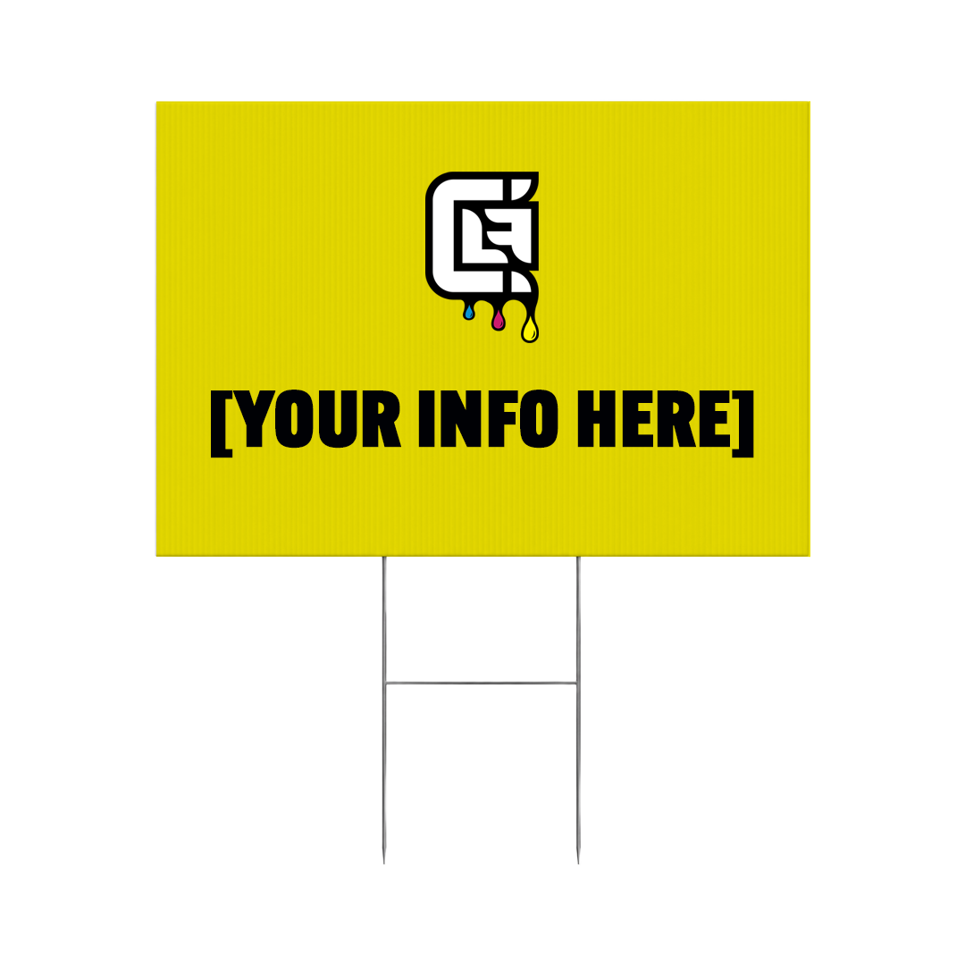 Yard Signs (4mm Coroplast)